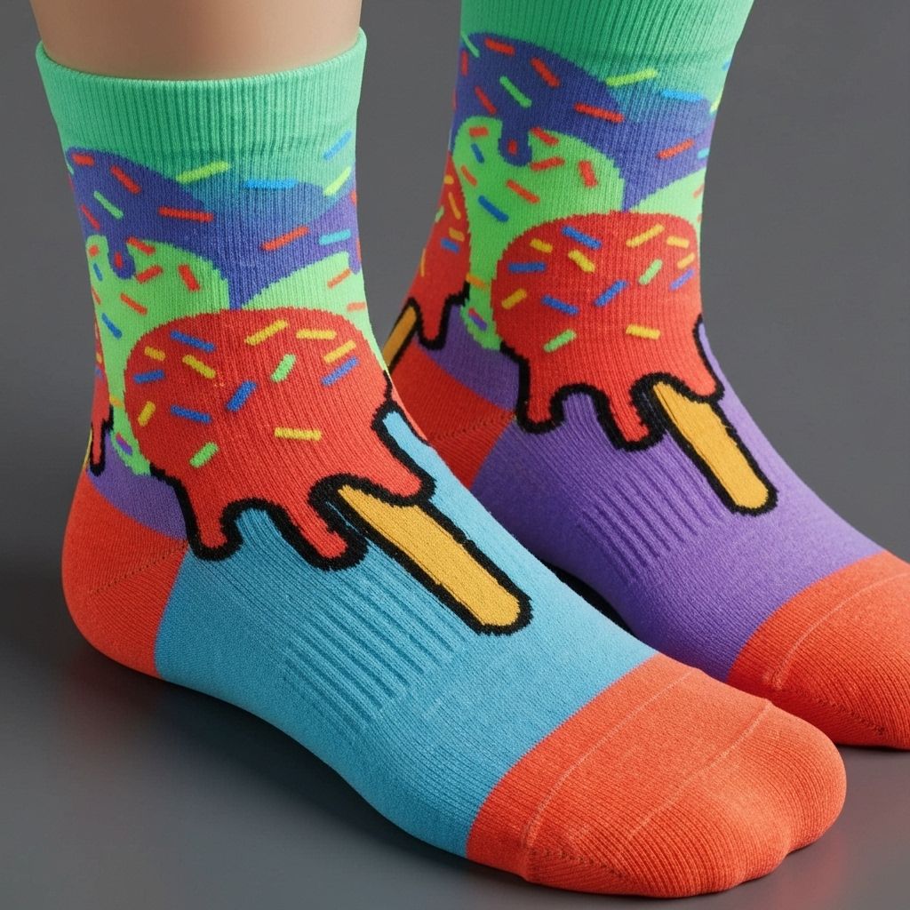 Cosmic Glow Socks